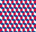 Seamless hexagonal (cube) pattern