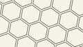 Seamless Hexagonal Grid Pattern, Modern Geometric Background, vector design Generative AI Royalty Free Stock Photo