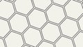 Seamless Hexagonal Grid Pattern Vector Background, vector design Generative AI Royalty Free Stock Photo