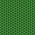 Seamless hexagonal honeycomb layered cube geometric pattern texture background.