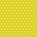 Seamless hexagonal honeycomb pattern texture background. Royalty Free Stock Photo