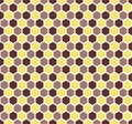 Seamless hexagonal honeycomb pattern texture background. Royalty Free Stock Photo
