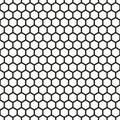 Seamless hexagonal honeycomb pattern texture background. Royalty Free Stock Photo
