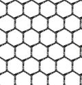 A seamless hexagonal pattern black and white background