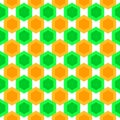 Seamless hexagons pattern texture