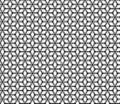 Seamless hexagons star Geometric pattern texture. Royalty Free Stock Photo