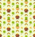 Seamless Holiday Background for Saint Patrick's Day