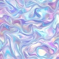 Seamless holographic pattern with iridescent reflections and soft pastel colors ideal for modern designs Generative AI