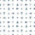 Seamless Shining Holographic Stickers Pattern