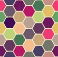 Seamless honeycomb tiles background Royalty Free Stock Photo