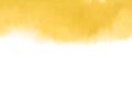 Seamless horizontal of autumn watercolor absrtract yellow gradient