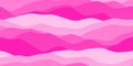 Seamless hot pink barbiecore plastic jelly abstract wavy mountain landscape fashion backdrop