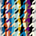 Seamless Hounds-tooth pattern