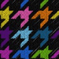 Seamless Hounds-tooth pattern