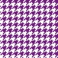 Seamless houndstooth pattern. Vector image. Royalty Free Stock Photo