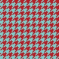 Seamless houndstooth pattern. Vector image. Royalty Free Stock Photo