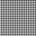 Seamless houndstooth pattern. Vector image. Royalty Free Stock Photo