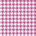 Seamless houndstooth pattern. Vector image. Royalty Free Stock Photo