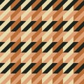 Seamless houndstooth texture. Brown checkered pattern Royalty Free Stock Photo