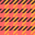 Seamless houndstooth texture. Colorful checkered pattern Royalty Free Stock Photo