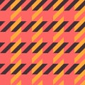 Seamless houndstooth texture. Colorful checkered pattern