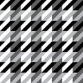 Seamless houndstooth texture. Monochrome checkered pattern