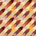 Seamless houndstooth vector pattern. Classical English checkered textile design. Warm color and retro style Backgrounds & textures Royalty Free Stock Photo