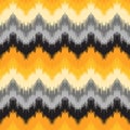 Seamless ikat pattern. Royalty Free Stock Photo