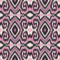 Seamless Ikat Pattern