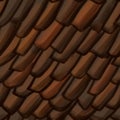 Seamless illustration of wood roof tile texture Royalty Free Stock Photo