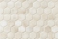 Hexagonal Tiles Seamless Pattern - Light. Royalty Free Stock Photo
