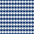 Seamless Independence Day Fourth of July Star Pattern Background.