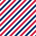 Seamless Independence Day Fourth of July Stripe Pattern Background