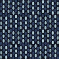 Seamless indigo blue woven linen texture pattern. Denim worn out weave style background. Decorative irregular acid wash Royalty Free Stock Photo