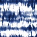 Seamless indigo shibori tie dye pattern for surface print Royalty Free Stock Photo