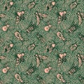 Seamless insects pattern