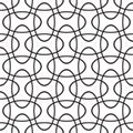 Seamless intersecting geometric overlapping ellipse circle pattern.