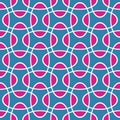 Seamless intersecting geometric overlapping ellipse circle pattern.