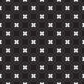 Seamless Intersecting Geometric Vintage Circle Pattern