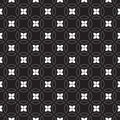 Seamless Intersecting Geometric Vintage Circle Pattern