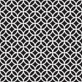 Seamless Intersecting Geometric Vintage Circle Pattern