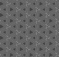 Seamless Islamic Graphic Symmetrical, Art Pattern. Repetitive Wave Vector Triangle Deco Texture. Repeat Elegant Web, Design