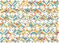 Seamless Islamic patterns in color. Islamic ornamental colorful detail of mosaic.Islamic pattern. arabic, east ornament