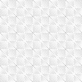 Seamless of isolated triangle linear squares on a white background