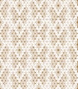 Seamless japanese pattern shoji kumiko in golden Royalty Free Stock Photo