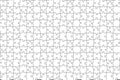 Seamless jigsaw puzzle game pattern. Illustration vector background