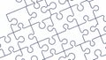 Seamless Jigsaw Puzzle Pattern, ProblemSolving Concept, vector design Generative AI Royalty Free Stock Photo