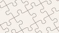Seamless Jigsaw Puzzle Pattern, Problem-Solving Texture, vector design Generative AI Royalty Free Stock Photo