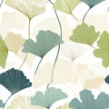 A seamless journey into the heart of Japanese flora, this pattern highlights the unmatched beauty of the Ginkgo leaves.