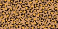 Seamless jungle jaguar skin pattern